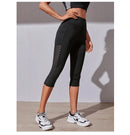 Women Sport Shorts cropped pants Fitness Nudity High Waist Hip Lift Running Yoga Side Pockets Tights Quick Dry Gym Sportswear