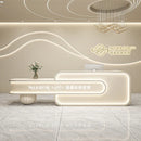 Beauty Salo Modern Reception Desks Decoration Accessories Reception Desk Luxury Escritorio De Recepcion Commercial Furniture