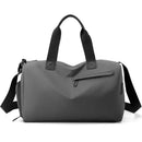 Solid Fitness Bags Zipper Large Capacity Oxford Travel Bags  Thickened Fabric High Capacity Waterproof Luggage Sports Bags