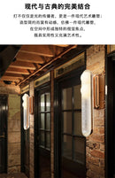 Golden glass wall lamps in bedroom study silver foil decorative lamp living room long strip galvanized bright wall sconces light