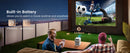 TOPTRO Portable Projector Full HD 1080P Support 400ANSI Android 9.0 Projector Auto Keystone & Electric Focus Built-in Battery