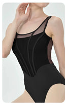 Retro Ballet Leotard Women New Design Spliced Gymnastics Bodysuit Dance wear Adult Elegant Female Yoga Clothing