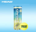 HEAD Professional Tennis Ball /TEAM Tour XT  Pro/ Training Ball Match High Elasticity Resistant Durable Excesice 3/4Pcs Lot