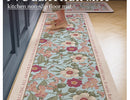 Carpet for Kitchen Floor Mat Pvc Leather Waterproof Non-slip Foot Mats Oil-proof Long Rug Spring Flower Home Decoration Rugs