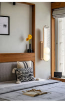 Golden glass wall lamps in bedroom study silver foil decorative lamp living room long strip galvanized bright wall sconces light