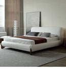 Customized Fabric Bed with Soft Back Modern Design Tatami Beds King Size Bed Queen Size Bed with Solid Wood Frame