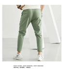 Ice Silk Sports Pants Leisure Sports Summer Running Fitness Pants Light and Thin Elastic Quick Drying Jogging Crop Pants