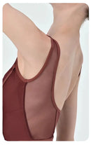 Retro Ballet Leotard Women New Design Spliced Gymnastics Bodysuit Dance wear Adult Elegant Female Yoga Clothing