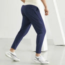 Ice Silk Sports Pants Leisure Sports Summer Running Fitness Pants Light and Thin Elastic Quick Drying Jogging Crop Pants