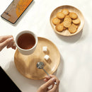 Japanese-Style Wooden Tray Oak Afternoon Tea Dessert Plate Pastry Wooden Dish Kitchen Storage Tray