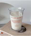 350ML Coffee Cups Clear Coffee Mugs Espresso Cups Perfect Glass Mugs for Tea Hot Beverage Latte Espresso Ideal Gift for Friends