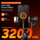 Hohem Official iSteady M7 Smartphone Stabilizer Ai Face Tracking 3-Axis Phone Gimbal Built-in Selfie Stick iPhone/Android Gimbal