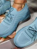 Women Sneaker Casual Shoes Breathable Mesh Lace-up Sneakers Ladies Platform Vulcanized Shoes Women Shoes Zapatillas Mujer
