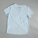 Yoga suits for women in summer sports tops for short-sleeved T-shirts for running Pilates training suits loose blouses for