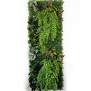 40 * 120CM New Artificial Green Simulated Plant Grid Milan Eucalyptus Wedding Background Wall Decoration