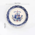 Vintage ceramic coffee cups and plates, English romantic dining plates, teapot cups and plates set, exquisite afternoon tea cups