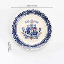 Vintage ceramic coffee cups and plates, English romantic dining plates, teapot cups and plates set, exquisite afternoon tea cups