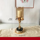 European style glass candle holder decoration light luxury home romantic candlelight dinner decoration