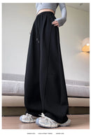 Sports Pants for Women Spring Autumn New Style High-waisted Slim Loose Wide-leg Versatile Casual Sweatpants