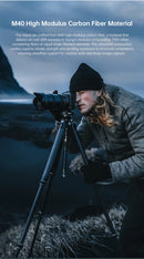 Ulanzi FALCAM TreeRoot Quick Lock Travel Tripod (R141K-320P) Solid Swift Tripod Reuleaux Triangle Tub Carbon Fiber Tripod