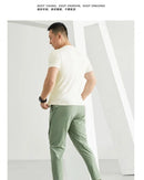 Ice Silk Sports Pants Leisure Sports Summer Running Fitness Pants Light and Thin Elastic Quick Drying Jogging Crop Pants
