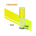HEAD Professional Tennis Ball /TEAM Tour XT  Pro/ Training Ball Match High Elasticity Resistant Durable Excesice 3/4Pcs Lot