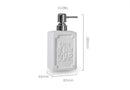 Ceramic Bathroom Foaming Soap Dispenser Dispenser Refill Lotion Sub Bottling Body Wash Conditioner for Bathroom Kitchen Decor