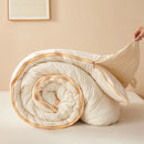 Class A Quality All-season Comforter Detachable Double-layer Bed Quilt with Zipper Soybean Fiber Warm Autumn Winter Quilt Core