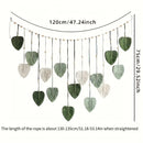 1 Set Beautiful Room Decoration Leaf Hanging on The Wall Bohemian  Modern Macrame Wall Art Tapestry for Home