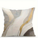 Home Decor Modern Gold Vein Abstract Pattern Pillow Covers Pattern Cushion Cover Suitable for Sofa Bedroom Car Pillow Cover