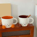 Cute Coffee Mug Adorable Home Kitchen Drinkware Ceramic Coffee Tea Cups for Wine Latte Water Hot Cocoa Cold Hot Drinks