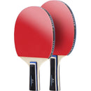 Table Tennis Racket Set with 5-ball Double Racket Beginner Training 2 Sets of Pen-hold and Backhand Racket