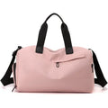Solid Fitness Bags Zipper Large Capacity Oxford Travel Bags  Thickened Fabric High Capacity Waterproof Luggage Sports Bags