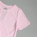 Yoga suits for women in summer sports tops for short-sleeved T-shirts for running Pilates training suits loose blouses for