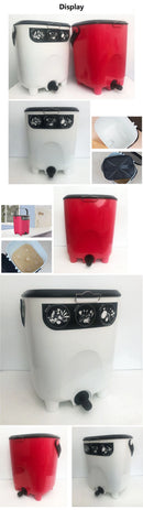 10L Compost Bin Composting Bucket Courtyard Garbage Bin Deciduous Leaf Collection Kitchen Waste Fermentation Box Organic
