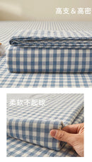 Yarn Dyed Minimalism Stripes Percale Cotton Fitted Sheet