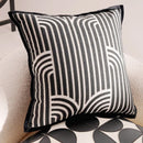 30x50/45x45CM French Retro Throw Pillow Cover Black Luxury Stamping Waist Cushion Cover Decor Home Decorative Pillowcase 2025