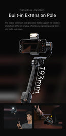 Hohem Official iSteady M7 Smartphone Stabilizer Ai Face Tracking 3-Axis Phone Gimbal Built-in Selfie Stick iPhone/Android Gimbal