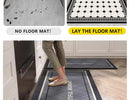 Kitchen Carpet Waterproof Floor Mat Pvc Leather Oil-proof Foot Mats Non-slip Long Carpets British Style Home Decor Rugs 주방러그