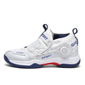 Lightweight Breathable Badminton Shoes Tennis Shoes for Men Women with Rotating Buckle Shock Absorption Non-Slip Sports Shoes