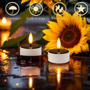 12/24PC Waterproof Solar Candles Candle Tea light Flickering Flameless Candles Electronic Solar LED Nightlight Garden Solar Lamp
