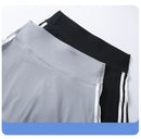 BIVIGAOS Summer Double Stripe Sport Tennis Short Skirts Women Fake Two Piece Stretch Running Fitness Golf A-line Yoga Mini Skirt