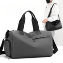 Solid Fitness Bags Zipper Large Capacity Oxford Travel Bags  Thickened Fabric High Capacity Waterproof Luggage Sports Bags