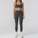 Yoga Clothes Set 2/3PCS Sportswear Gym Outfits Women Sports Set High Waist Leggings Fitness Suit Running Bra Workout Tracksuit