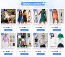 2025 Women Sports Yoga Tennis Dresses Sleeveless V-Neck Workout Dress Outdoor Running Tennis Skirts with Inner Short