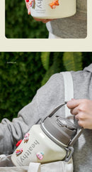 Stainless Steel Vacuum Flask, Outdoor Portable Keeps Cold and Heat, Thermal Bottles, Drinkware