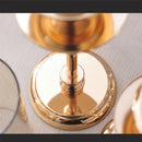 European style glass candle holder decoration light luxury home romantic candlelight dinner decoration