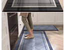Kitchen Carpet Waterproof Floor Mat Pvc Leather Oil-proof Foot Mats Non-slip Long Carpets British Style Home Decor Rugs 주방러그