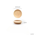 Japanese-Style Wooden Tray Oak Afternoon Tea Dessert Plate Pastry Wooden Dish Kitchen Storage Tray