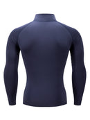 2025 New Men Sportswear Fitness Top Gym Shirts Quick-drying Breathable Slim Long-sleeved T-shirt Running Training Clothes Autumn